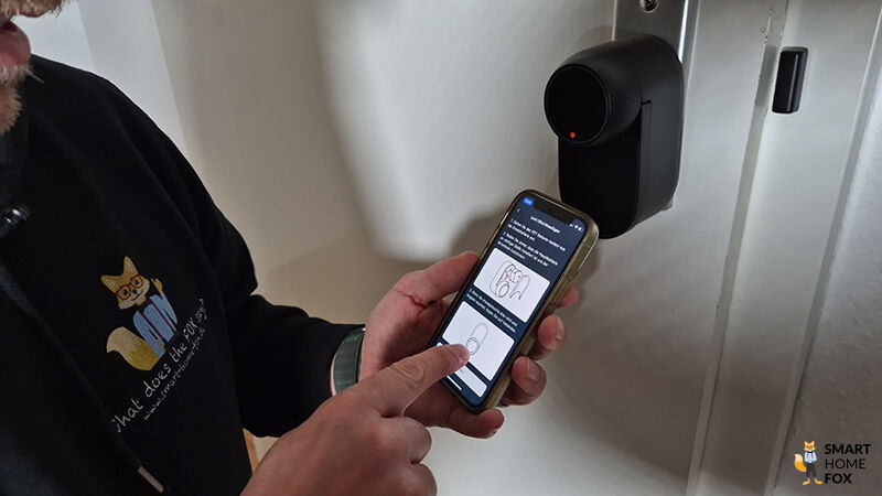 Übersicht der verschiedenen Entsperrmethoden auf einem Infografik-Bild zum SwitchBot Lock Ultra.